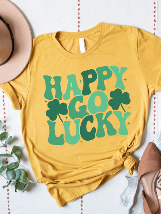 Happy Go Lucky Graphic Tee