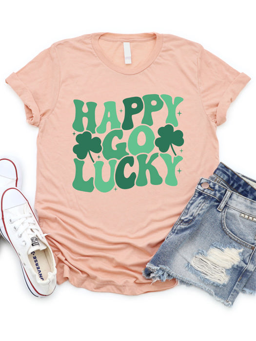 Happy Go Lucky Graphic Tee