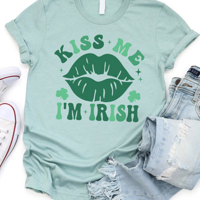 Kiss me I'm Irish Graphic Tee