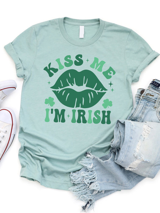 Kiss me I'm Irish Graphic Tee