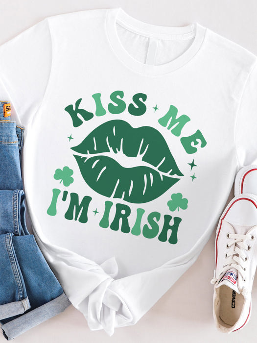 Kiss me I'm Irish Graphic Tee