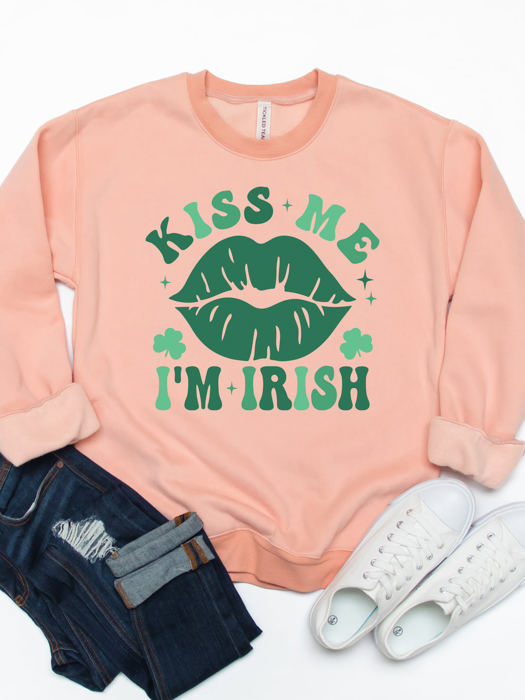 Kiss Me Im Irish  - Graphic Sweatshirt