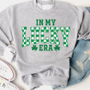 Medium Gray In My Lucky Era - Graphic Sweatshirt