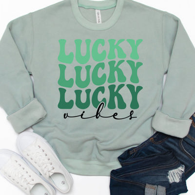 Lucky Vibes  - Graphic Sweatshirt