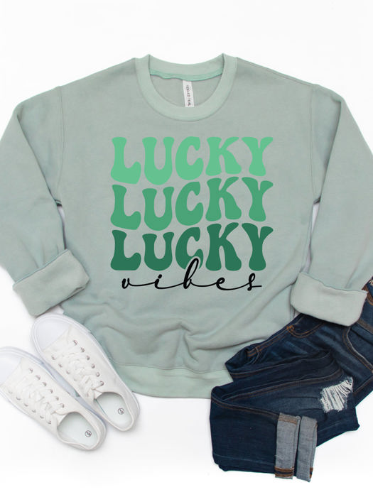 Lucky Vibes  - Graphic Sweatshirt