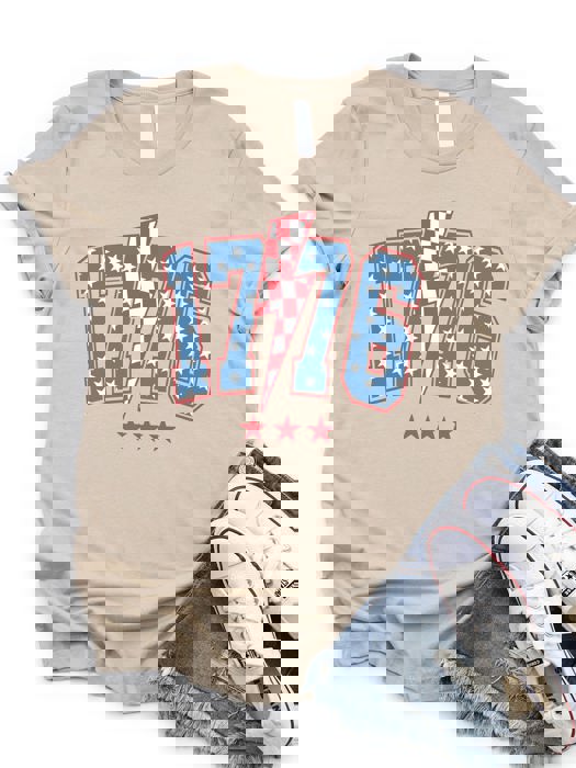 1776 Lightning Bolt Graphic Tee