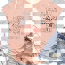 XL Peach American Freedom Graphic Tee