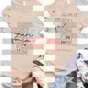 XL Tan American Freedom Graphic Tee