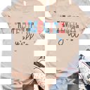 Medium Tan 'Merica Y'all Graphic Tee