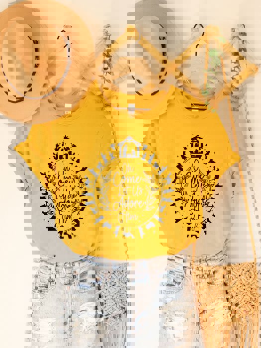 Ornament Come let us Adore Him Graphic Tee