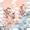 Medium Peach Ornament Come let us Adore Him Graphic Tee