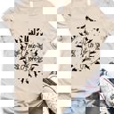 XL Tan Ornament Come let us Adore Him Graphic Tee