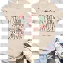  Patterned Holly Jolly Graphic Tee