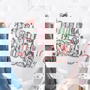 XL White Patterned Holly Jolly Graphic Tee