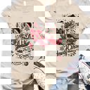 XL Tan Howdy Christmas Graphic Tee