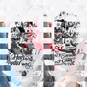 Large White Howdy Christmas Graphic Tee