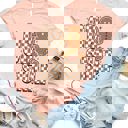 Medium Peach Oh Snap Gingerbread Graphic Tee