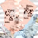 XL Peach Don't Stop Believing Graphic Tee