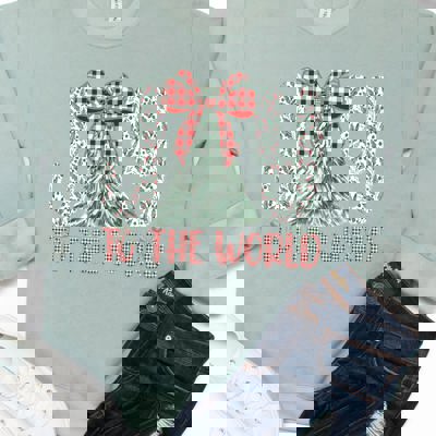 Joy to the World Graphic Sweatshirt