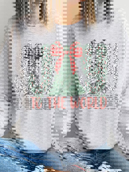 Joy to the World Graphic Sweatshirt