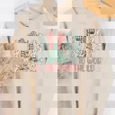 Medium Tan Joy to the World Graphic Sweatshirt