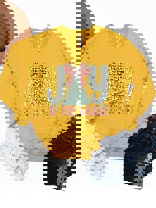 Joy to the World Graphic Sweatshirt