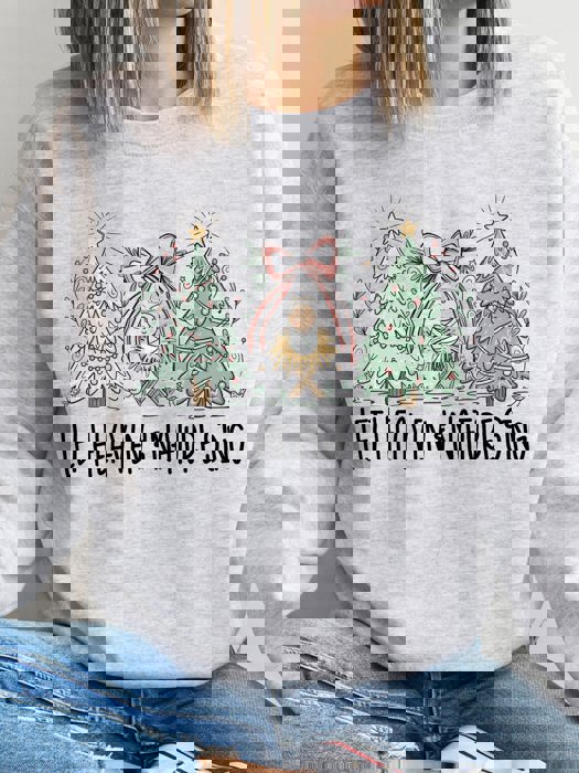 Heaven and Nature Sing Graphic Sweatshirt