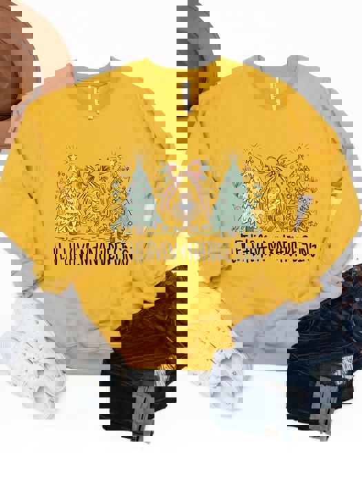 Heaven and Nature Sing Graphic Sweatshirt