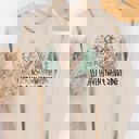 Large Tan Heaven and Nature Sing Graphic Sweatshirt