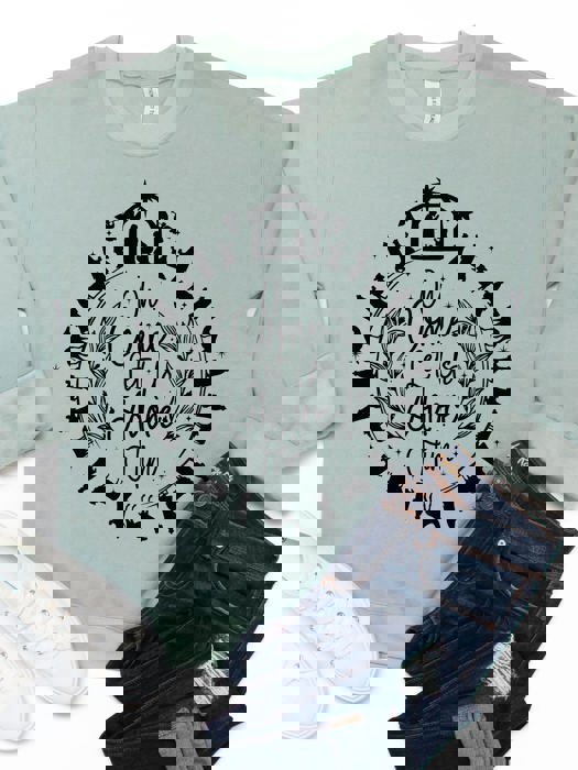 Ornament Come let us Adore Him Graphic Sweatshirt