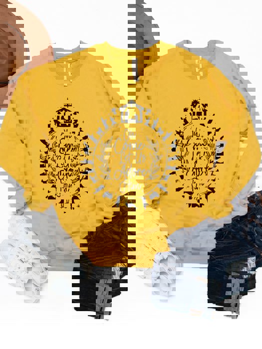 Ornament Come let us Adore Him Graphic Sweatshirt