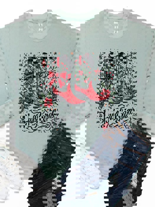 Howdy Christmas Graphic Sweatshirt