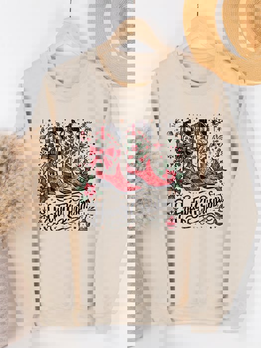 Howdy Christmas Graphic Sweatshirt