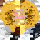 Large Yellow Howdy Christmas Graphic Sweatshirt