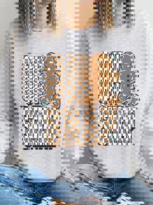 Oh Snap Gingerbread Graphic Sweatshirt