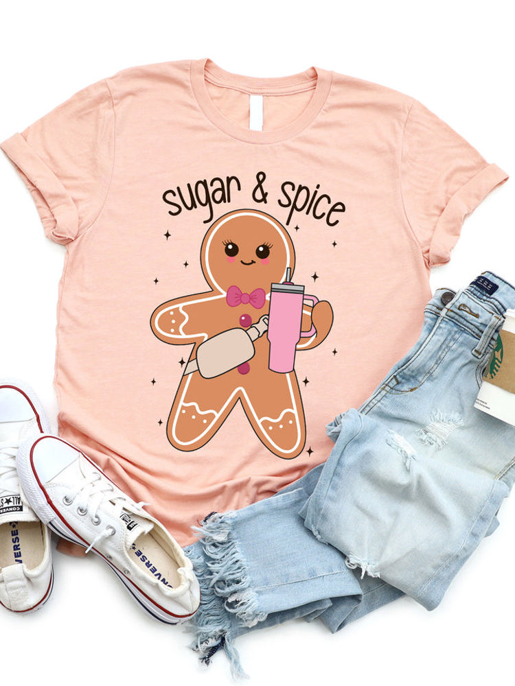 Sugar & Spice Boujee Gingerbread Graphic Tee