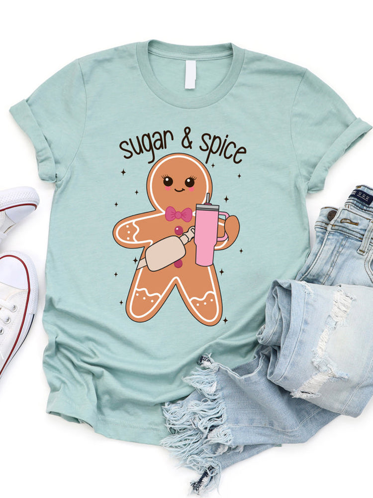 Sugar & Spice Boujee Gingerbread Graphic Tee