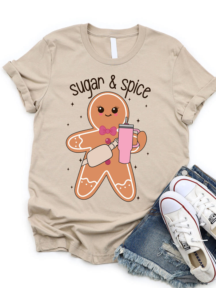 Sugar & Spice Boujee Gingerbread Graphic Tee