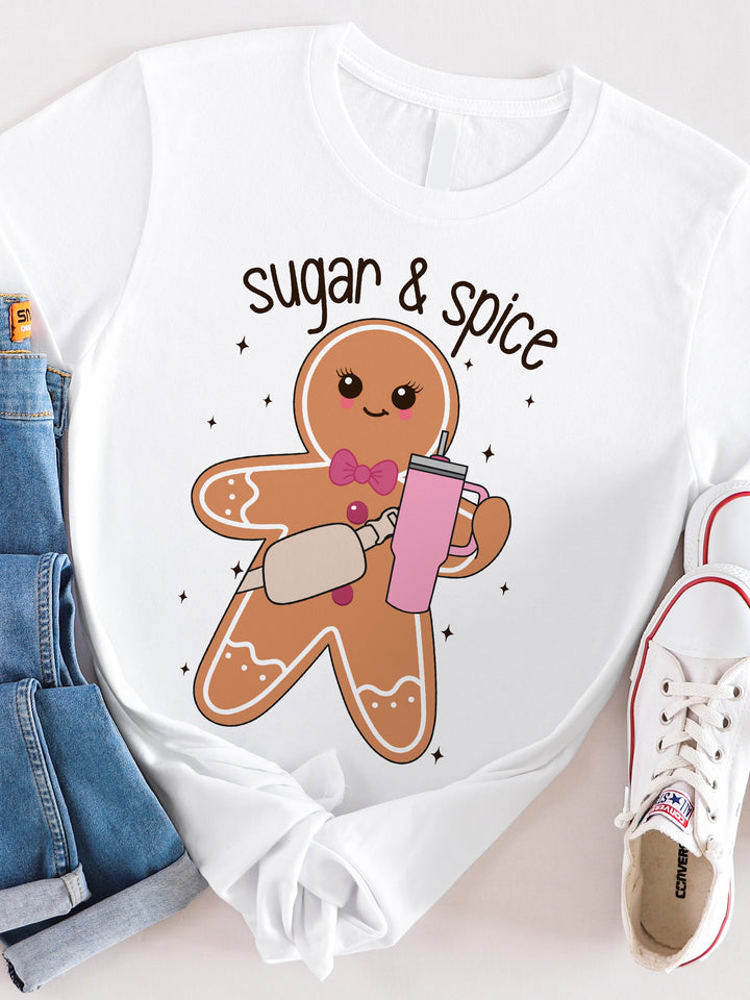 Sugar & Spice Boujee Gingerbread Graphic Tee