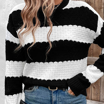 Striped Knit Sweater