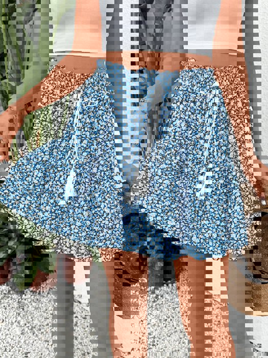 Smocked Top Floral Skirt