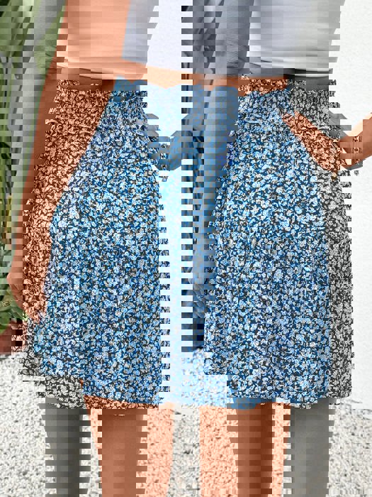 Smocked Top Floral Skirt