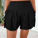 Small Pleated Front Shorts