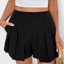 Small Pleated Front Shorts