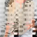 Medium Varsity Inspired Zip Up Sweater