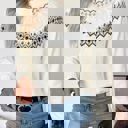 Medium Fair Isle Cableknit Sweater