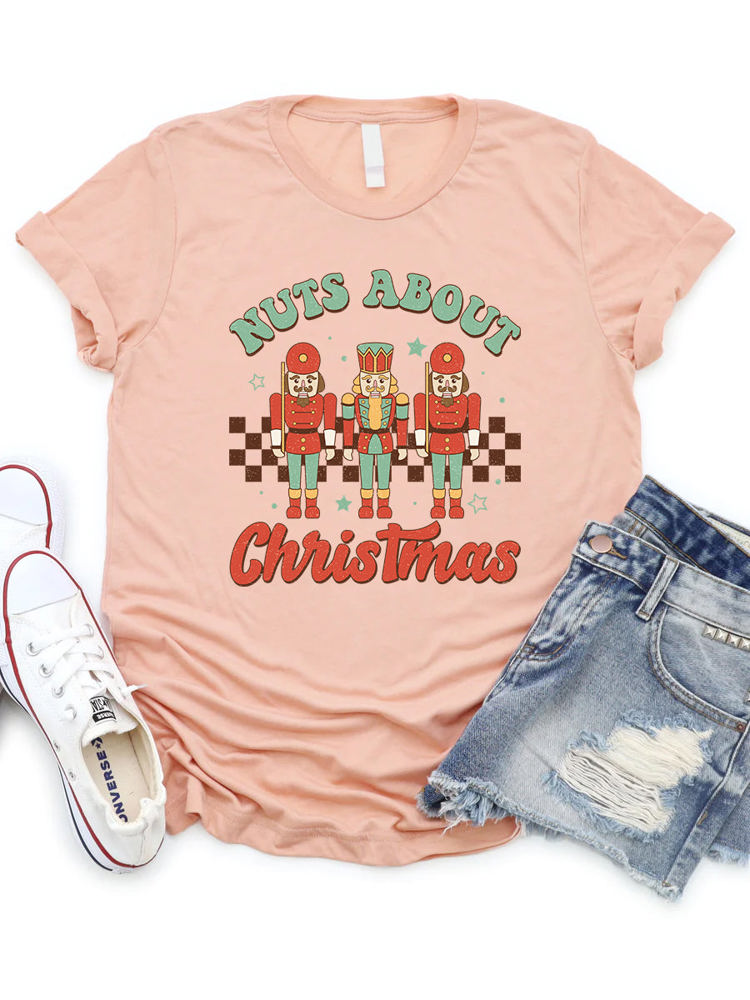 Nuts About Christmas Graphic Tee