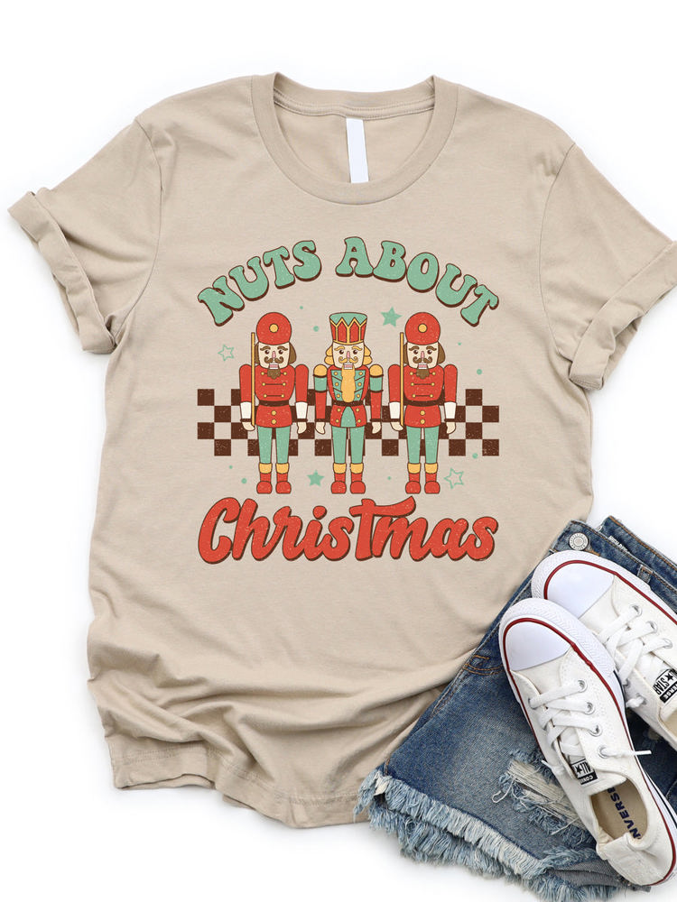 Nuts About Christmas Graphic Tee