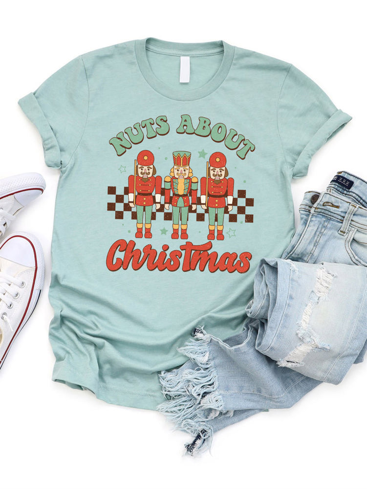 Nuts About Christmas Graphic Tee