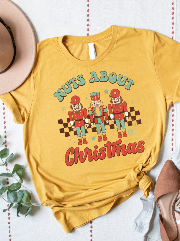 Nuts About Christmas Graphic Tee